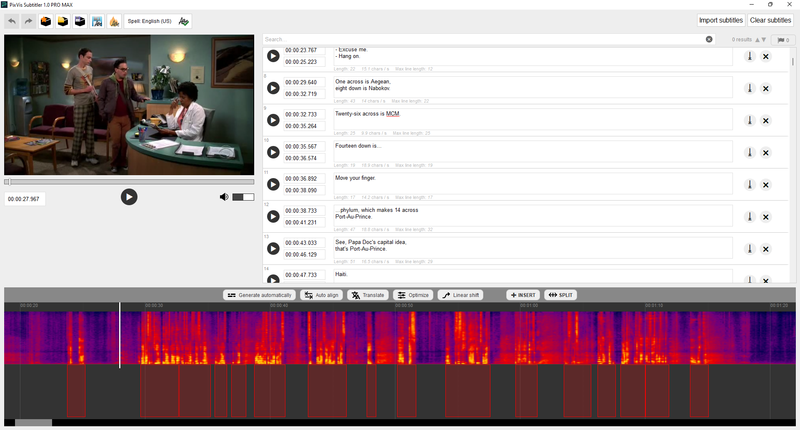 PixVis Subtitler software